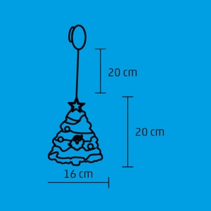 Decor pentru fereastră cu LED - Img 3