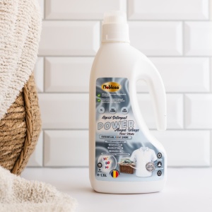 Detergent profesional pentru rufe albe/colorate/negre, 1,5L, parfum floral, HIPOALERGENIC, Angel Wing