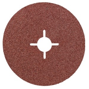 Disc abraziv din fibra 125mm, K80 - set 3 buc