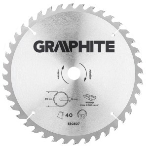 Disc circular 315 x 30 mm, 40 dinti
