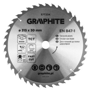 Disc fierastrau, VIDIA, 315 x 30 mm, 40 dinti