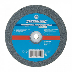 Disc piatra pentru slefuitor de banc, 150mmx20mm,36 grit, Silverline - Img 2