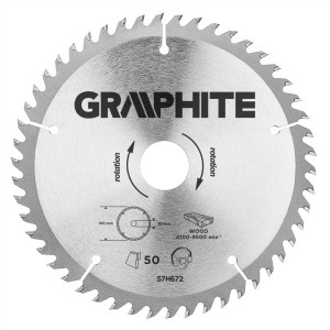 Disc pt Fierastrau debitor,carbura, 190 x 30 mm, 50 dinti