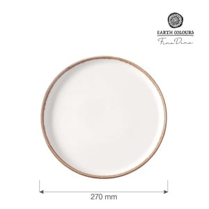 Farfurie cu margine inalta Vanilla, 270 mm Fine Dine - Img 2