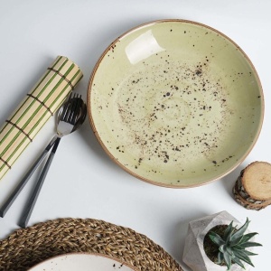 Farfurie semi-adanca Olive 230 mm, 900 ml Fine Dine - Img 2