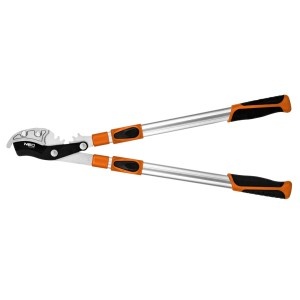 Foarfeca de crengi telescopica cu nicovala 670 mm, deschidere 42 mm, cu angrenaj care mareste forta de presare cu 40%.