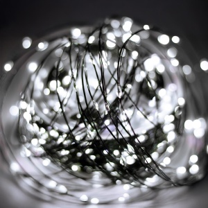 Ghirlanda luminoasa cu Micro LED, 1000 LED-uri / 50 m, alb rece, pentru exterior - Img 1