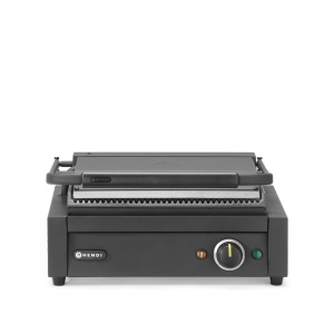 Grill Panini Hendi, striat pe partea superioara si inferioara, 2200W, negru - Img 2