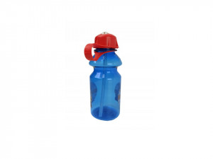 Gyerekpalack szívószállal és fedéllel, Minions, műanyag, 19 x 7cm, 450ml, kiömlésbiztos, ZAK! - Img 3