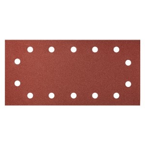 Hartie abraziva cu Velcro 115x230mm, K240, cu gauri - set 5 buc