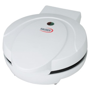 HAUSER ST-637N aparat de vafe, max. 800 W, vafe rotunde, strat antiaderent, indicator luminos de funcționare, culoare albă