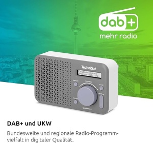 Hordozható rádió, DAB/FM, LCD monokróm kijelző, RDS, 1W, gyerekszobába, konyhába, irodába, TechniSat - Img 4