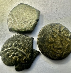 IMPERIUL OTOMAN / PERIOADA ESTIMATA 1600-1700 / LOT X 3 MONEDE