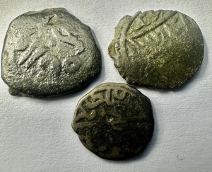 IMPERIUL OTOMAN / PERIOADA ESTIMATA 1648-1730 - LOT X 3 Monede - Img 2