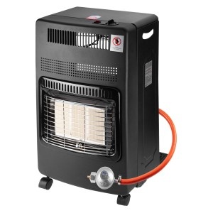 Incalzitor radiant pentru butelie de gaz, cu regulator si furtun 4200W (necesita adaptor pentru utilizare in Romania)