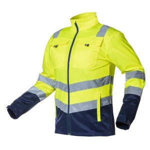 Jacheta de inalta vizibilitate 40% poliester, 60% bumbac, 260 gsm, marimea M