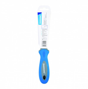 Kés gitt, ragasztóanyagok eltávolításához/felhordásához, acél penge szélessége 40mm, ergonomikus markolat, Silverline - Img 4