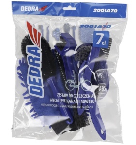 Kit curatare, spalare si intretinere bicicleta, trotineta, triciclu, 7 piese, Dedra - Img 2