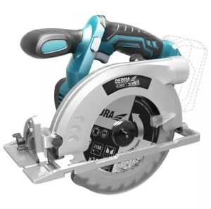 Kit fierastrau circular de mana cu acumulator 18V 4Ah, incarcator inclus, disc 165mm, 4200rpm, Dedra - Img 8