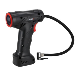 Kompresszor, légpumpa akkumulátorral, USB-C töltés, max. 10,3 bar, nyomásbeállítás, LCD kijelző, kerékpáradapterek, labda, léggömbök, Dedra - Img 8