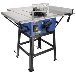 Körfűrész asztallal, 2000W, 254mm tárcsa, szögvágás, 4800rpm, 3 tárcsa tartozék, Dedra