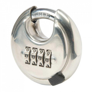 Lacat rotund cu cifru, 4 digit, 70mm, Silverline - Img 1