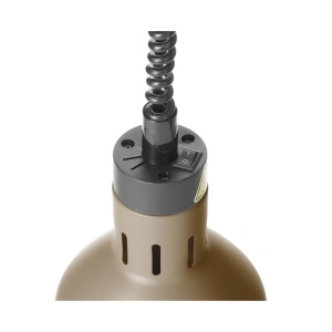 Lampa de caldura cilindrica HENDI, bej, 230V/250W, 175x(H)250mm - Img 2
