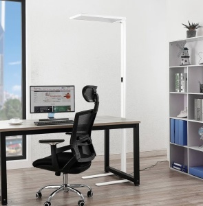 Lampa de podea PREMIUM, reglabila, iluminare LED, senzor de miscare, inaltime 1.97m, ideal birou, institutii, scoala, Arcchio - Img 5