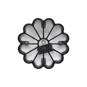 Lampă solară de grădină, amprenta caine floare, 12 buc./display, 1 LED alb cald - Img 2