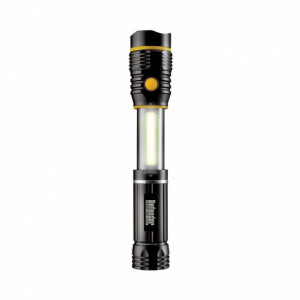 Lanterna profesionala 2 in 1, extensibila, baza magnetica, 250 lumeni, aluminiu, LED COB, Defender - Img 3