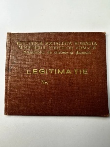 Legitimatie a Ansamblului de Cântece și Dansuri al Ministerului Forțelor Armate din Republica Socialistă România. - Img 3