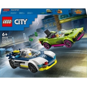 LEGO City 60415, urmarire cu masina de politie, 213 piese - Img 9
