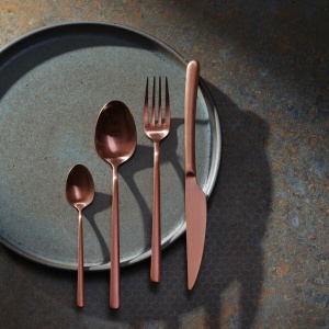 Lingura de desert Amarone Bronze, OVE, 184 mm - Img 2