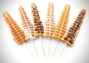 Lollypop professzionális kúpos gofrisütő, 1750 W, időzítő, 50 °C–220 °C között állítható hőmérséklet-szabályozó, Hendi - Img 2
