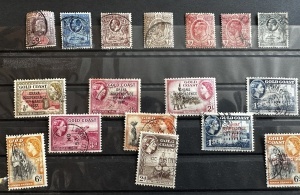 Lot Timbre Gold Coast & Ghana – Colecție Istorică Africa Colonială (1930–1957)