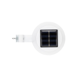Lumină solară de grădină, pentru streașină, gard, 3 LED-uri albe calde, 2buc/cutie - Img 3
