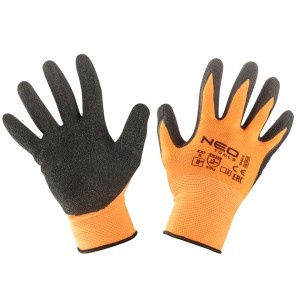Manusi de lucru, din poliester acoperit cu latex, 3131X, marimea 8