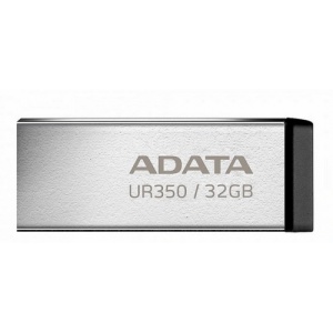 MEMORIE USB 3.2 ADATA 32 GB, carcasa metalica, gri, "UR350-32G-RSR/BK" - Img 2