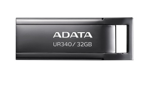MEMORIE USB 3.2 ADATA UR340 32GB BLACK METALIC, "AROY-UR340-32GBK" - Img 4