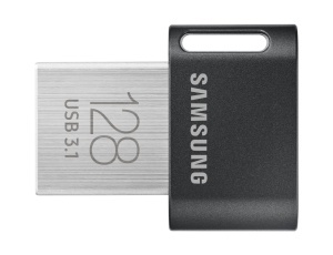 MEMORIE USB SAMSUNG 128 GB, USB 3.1, profil mic, carcasa plastic, negru, "MUF-128AB/APC" - Img 2