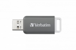 MEMORIE USB VERBATIM DATABAR 128GB USB 2.0, GRI "49456" - Img 2