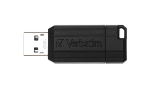 MEMORII USB Verbatim 2.0 PINSTRIPE 128GB BLACK, "49071"