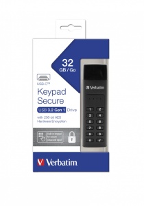 MEMORII USB Verbatim VER 49430 KEYPAD SECURE USB 3.1 G1 DRIVE, "49430" - Img 4