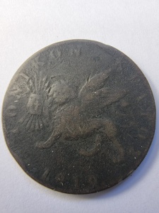 Moneda - 2 Lepta 1819, Insulele Ionice (sub administrație britanică)