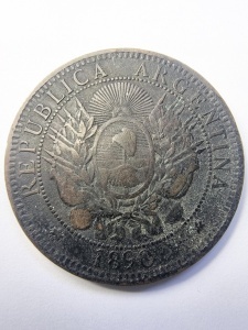 Moneda Argentina - 2 Centavos 1890