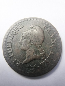 Moneda Franta - Prima Republica Franceza - 1 Centime ( An 5 ) 1796-1797