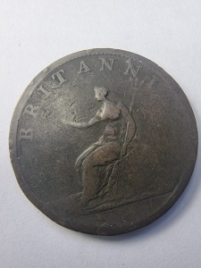 Moneda - Half Penny 1807 - GEORGE III - MAREA BRITANIE - Img 2