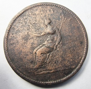 Moneda Regatul Unit - George III - Half Penny 1806 - Img 2