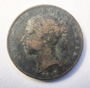 Moneda Regatul Unit - Victoria - Farthing 1847