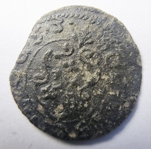 Moneda SUEDIA-LIVONIA . QUEEN CHRISTINA . Solidus 1645-1654 . - Img 2